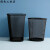 铁网垃圾桶防锈办公室拉垃圾桶金属铁艺丝网状卫生间纸篓 12升长方形(两只装)送4个夹子 加厚