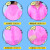 京斯坦 一次性雨衣男女童小学生加厚雨衣透明便携可背包 均码【束口】 紫色*5件 