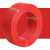 沃科博 国标BVR铜芯线 4平方红色（100米）/卷