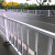公路道路护栏隔离栏市政马路人车分流栏杆 交通设施车道安全防撞围栏定做 {国标}0.6米高立柱