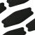 SDXSUNG 一次性鱼形防护口罩10只黑色 KF94劳保口罩 防尘防飞沫KN口罩 防雾霾粉尘颗粒物透气 S00006