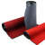 科力邦（Kelibang） 条纹复合地毯 可裁剪双条纹PVC复合防滑地垫 酒店地垫走廊防滑地毯1.8*5m KB1211酒红色