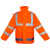 依欣佑橙色环卫雨衣工作服安全服上下分体套装雨衣雨裤套装  XL 