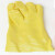 全浸塑杀鱼橡胶止滑加厚全胶皮防水防滑工作耐磨防油劳保手套 黄色45cm（5双）