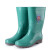 3531女士中筒雨靴1610工作防护雨鞋劳保用品三防胶鞋水鞋 绿色 39码