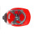 信霆  高性能ABS塑料V型透气孔头盔安全帽 红色
