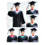 大学生男女毕业季拍照服装高中毕业服帽子文科博士服学士服 灰色理科类配纸板帽子 XS适合150以内身高 并且体