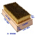 冠疆细铜丝刷钢丝刷不锈钢丝网纹辊陶瓷辊印花轴金银器电路板清洗刷 0.076毫米钢丝刷