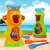 BREAZA特大加厚沙漏儿童沙池沙滩玩具游乐园室内决明子玩沙工具宝宝挖沙 特大号企鹅沙漏3件套绿色 (高3