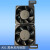 DDR4 DD5内存风扇 高性能 高颜值ARGB内存散热风扇模组 AX-2 黑色ARGB+蜂窝磁吸顶盖