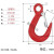 大开口吊钩吊环钢管钩美式货钩吊车行车起重吊索具环眼挂钩旋转勾 国标宽嘴钩2.2吨