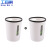 工百利 GBL-1286圾桶厕所卫生间纸篓办公室垃圾筒 小号白色带压圈2个装