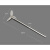 化科 SHIBO 304不锈钢实验室分散桨一字搅拌桨分散盘异形搅拌棒 三叶形(尖叶60mm） 
