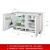丹麦诗凯麦scandomestic嵌入式冰箱T8横式卧式冰箱超薄家用小冰箱台下隐藏式内嵌式迷你冰箱 230升双台卧式对开组合T8