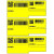 鑫诚达 NS-8030-YIS 黄色标签纸,80X30mm,500张/卷