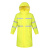阿力牛 ASF295 长款风衣式反光雨衣 道路施工双层劳保雨衣 荧光黄 XL 