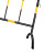 和齐顺 （Hikesun）WLTM-115 铁马围栏 黑黄 2×1米（单位：个） 