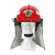 华军 森林消防头盔 安全防护头盔抢险救援防护头盔 铝箔披肩森林扑火头盔