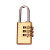 玛仕福 黄铜挂锁密码挂锁 行李箱密码锁 防盗拉杆箱锁背包锁柜门锁 4轮小号（1把） 