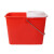 蓓尔蓝 DM-1083 拖把桶 加厚手压拧水桶墩布清洗挤水桶单桶大号 塑料地拖桶