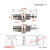 定制小型气动微型迷你气缸针型作用螺纹笔型CJPB62FCDJP2B102FCJ1B4-15B CJPB15-10B