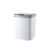劳保佳 智能感应垃圾桶 厨房卧室客厅卫生间带盖低音垃圾桶16L 高雅白（电池版 红外感应）