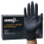 爱马斯PVC一次性手套美容院专用家务清洁乳胶手套实验室橡胶丁腈手套 黑色丁晴手套（100只/盒） S