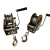 手摇绞盘 绞车 手动卷扬机 小型自锁家用钢丝绳吊机提升机牵引机 600磅X85米钢丝绳