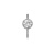 潘多拉（PANDORA）[618]经典优雅戒指925银闪耀单钻张扬华丽高级简约生日礼物 经典优雅 50mm—10号圈口