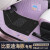 翼舞比亚迪海豚脚垫2023款专用全包围360全包内饰神器丝圈地毯装饰品 双层噗噗粉+紫色仿羊绒毯 比亚迪海豚专用