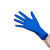 工品星GPX-RJ2一次性丁腈检查防护手套橡乳胶高弹无粉麻面深蓝色劳保手套 1只装 L 