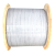 安广独立光纤2芯自承皮线光缆入户双并排光纤线室内四钢丝无头线 白色 4钢丝分离式 20m