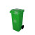 月桐（yuetong）YT-HW02户外环卫塑料垃圾桶100L绿 530×475×810mm 塑料