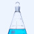 汇亿尚  玻璃具塞三角烧瓶定碘量瓶烧瓶250ml/1个（5个起拍）