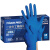 英科特厚一次性手套丁腈加厚耐用级乳胶橡胶实验室丁晴 [加厚款]蓝色丁腈 100只盒 S