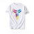 Supnba21篮球运动黑曼巴三角灵蛇运动短袖T恤衫 圆领纯棉队服定制大码 白色 三角蛇 XL