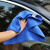 NHZHIW 洗车毛巾擦车抹布细纤维加厚吸水毛巾70*30cm蓝色