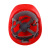 安全帽工地施工劳保透气防砸印字工地ABS安全帽塑料定制定制 588旋钮   红色