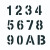 藏狐 abs板镀锌板金属镂空喷漆定制数字母字漏牌定制