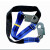 电工安全带配件围杆带加厚耐磨抱杆带电力护套蓝色保险带腰部保护带 保腰带