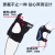 酷峰（kufun）轮滑滑雪护具套装成人儿童滑板滑冰旱冰溜冰鞋护膝防护装备 红色护具+头盔 S（体重30-60斤）