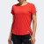 阿迪达斯 （adidas）短袖T恤女装新款运动型格跑步训练舒适透气休闲圆领半袖衫 GP3968红色 S