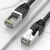 超六类网线千兆网络跳线屏蔽监控宽带线高速铜CAT6网线 黑色 10m
