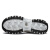 斯凯奇（Skechers）女士老爹鞋复古透气厚底缓震休闲熊猫鞋DF66666228 黑色/金色 BKGD 39 (260mm)