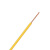 金龙羽 国标铜芯电线 单芯多股软线电缆 BVR*6平方电线 100米/卷 黄色