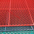 加厚牛筋浴室防滑垫耐磨厨房防油橡胶垫室外镂空防水防晒满铺地垫 绿色 熟胶一体六角0.9米宽x15米
