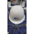 鹿色朗莱斯特玻璃钢安全帽建筑工地国标安全帽加厚透气头盔帽 白色