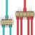 T型接线端子大功率线夹电线分线器接线柱快速接头卡子导线 一进二出丨1-6平方丨306