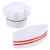 厨师帽子男厨师工作帽白色蘑菇帽餐饮布帽饭店帽厂回族帽圆帽 宽边网帽红色