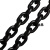 吊链g80锰钢起重链条吊索具葫芦链条吊钩手拉葫芦链铁链收放吊具ONEVAN 1吨Φ6mm(一米) 白色
